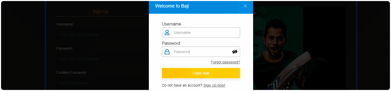 login baji live